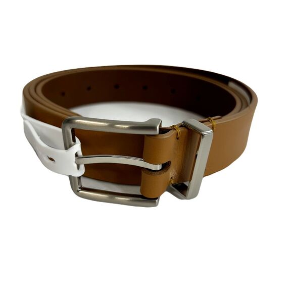 Calvin Klein Jeans Leather Belt Mens XL 42-44 Keeper Ring Tan‎ Brown $52 - Picture 1 of 6